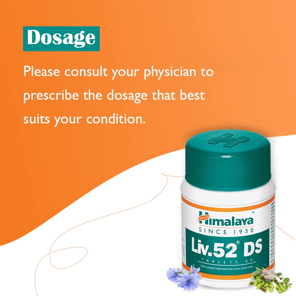 Himalaya Liv. 52 DS Tablet | For Liver Care - 60 Tablets (Pack of 2)