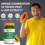 Pure Nutrition Papaya Fruit & Leaf Extract 120 Tablets | Herbal Wellness & Antioxidant Support