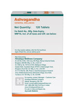 Himalaya Ashvagandha Tablet | Stress Relief Supplement | Rejuvenates Mind & Body - 120 Tablet