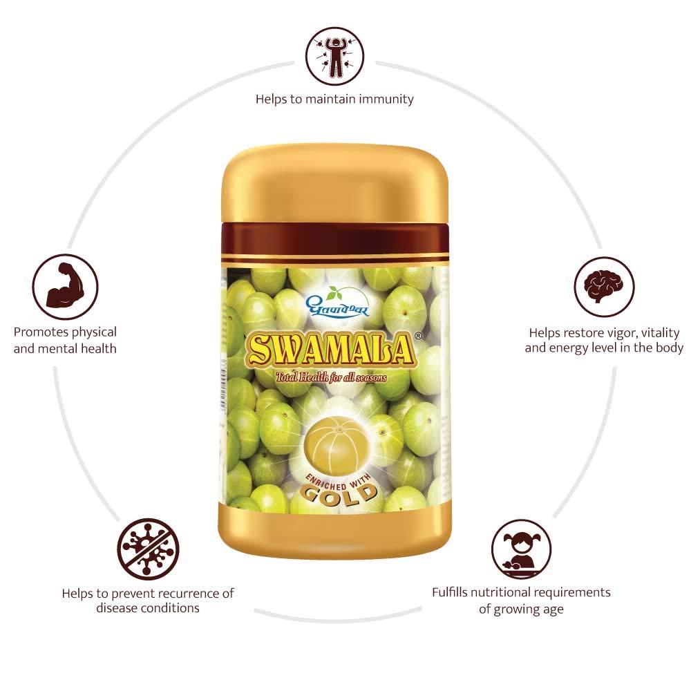 Dhootapapeshwar Swamala Compound Chyavanprash Enriched with Gold & Silver