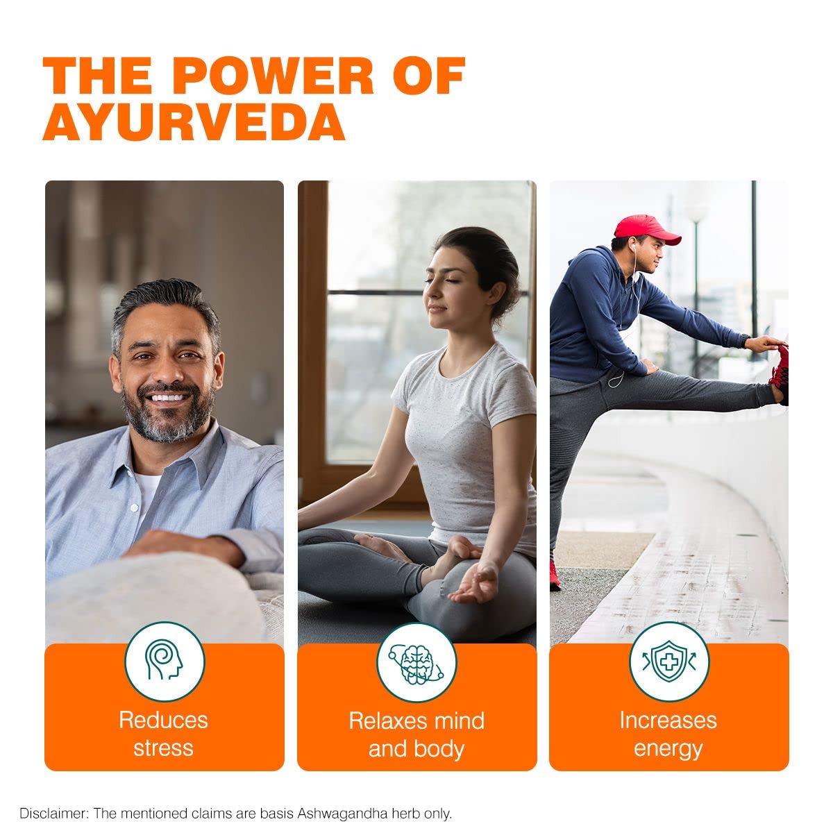 Himalaya Ashvagandha Tablet | Stress Relief Supplement | Rejuvenates Mind & Body - 60 Tablet
