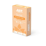 JUSTT ESSENTIALS Glow Biotin Oral Strips for Healthy Hair, Radiant Skin & Strong Nails | Pack of 1, 30 Days Pack | 10,000 mcg Sesbania Extract | Strawberry Pop Flavour | Sugar-Free Fast Dissolving Vegan Strips