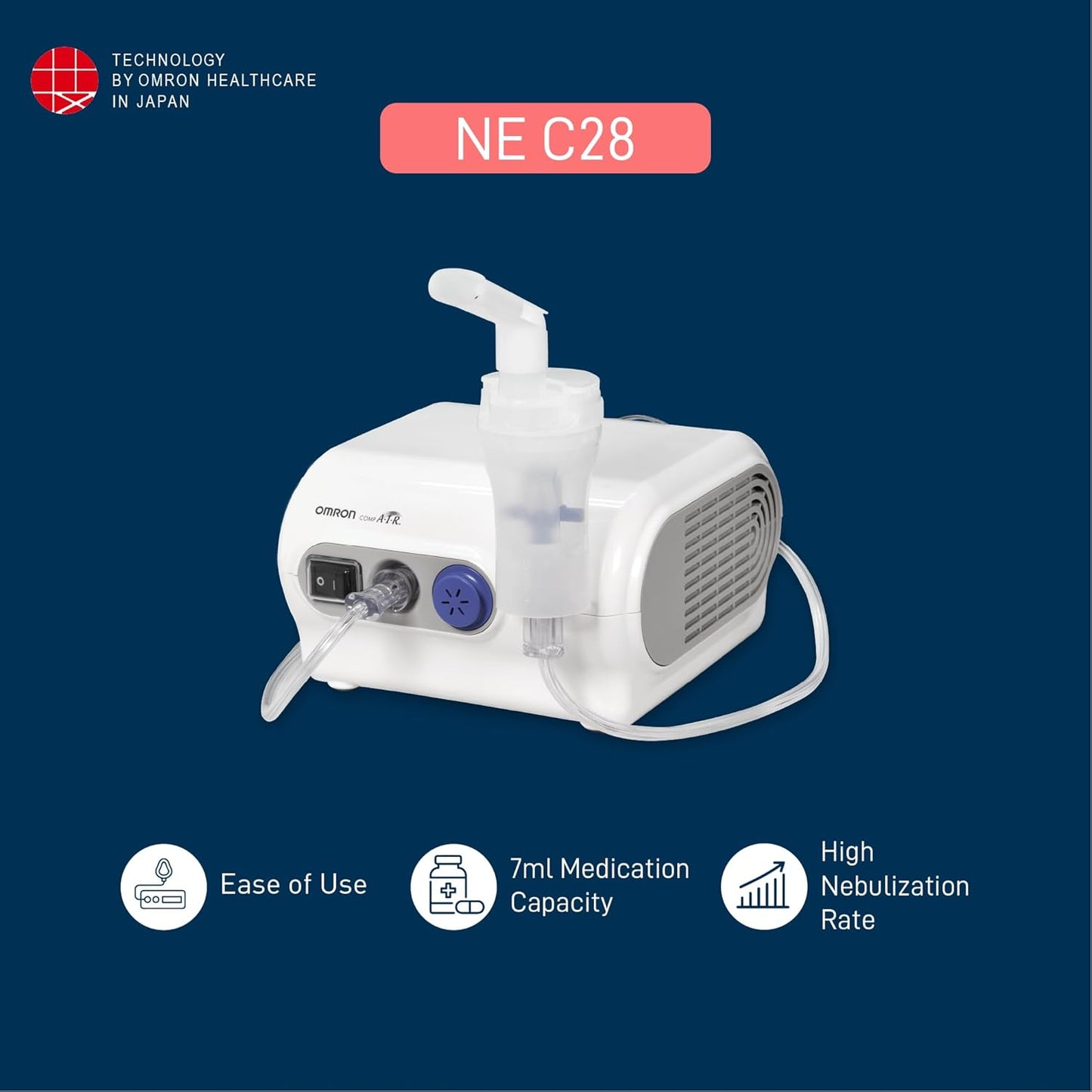 Omron NE-C28-C1 Compressor Nebulizer & Vapourizer
