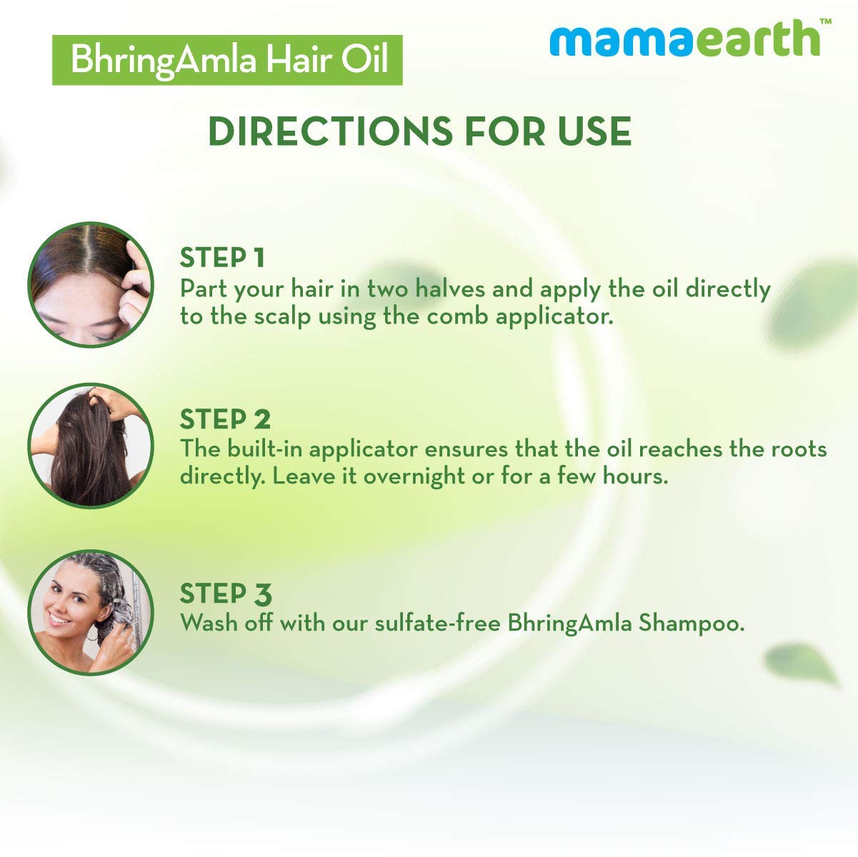 Mamaearth BhringAmla Hair Oil for All Hair Types | Mineral & Silicone-Free | Hairfall Control and Healthy Hair Growth - 250ml