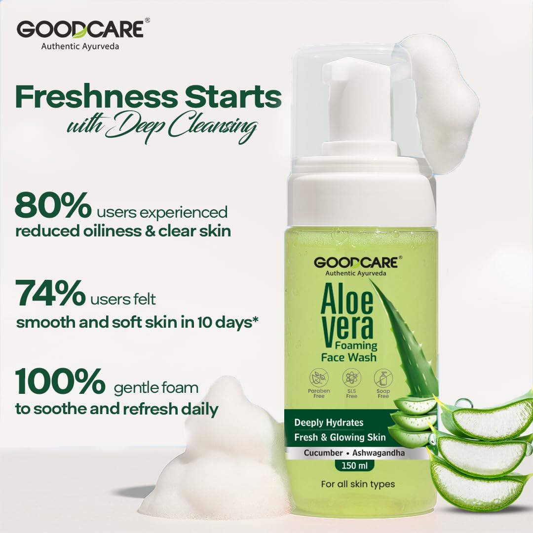 Goodcare Aloe Vera Foaming Face Wash - 150ml