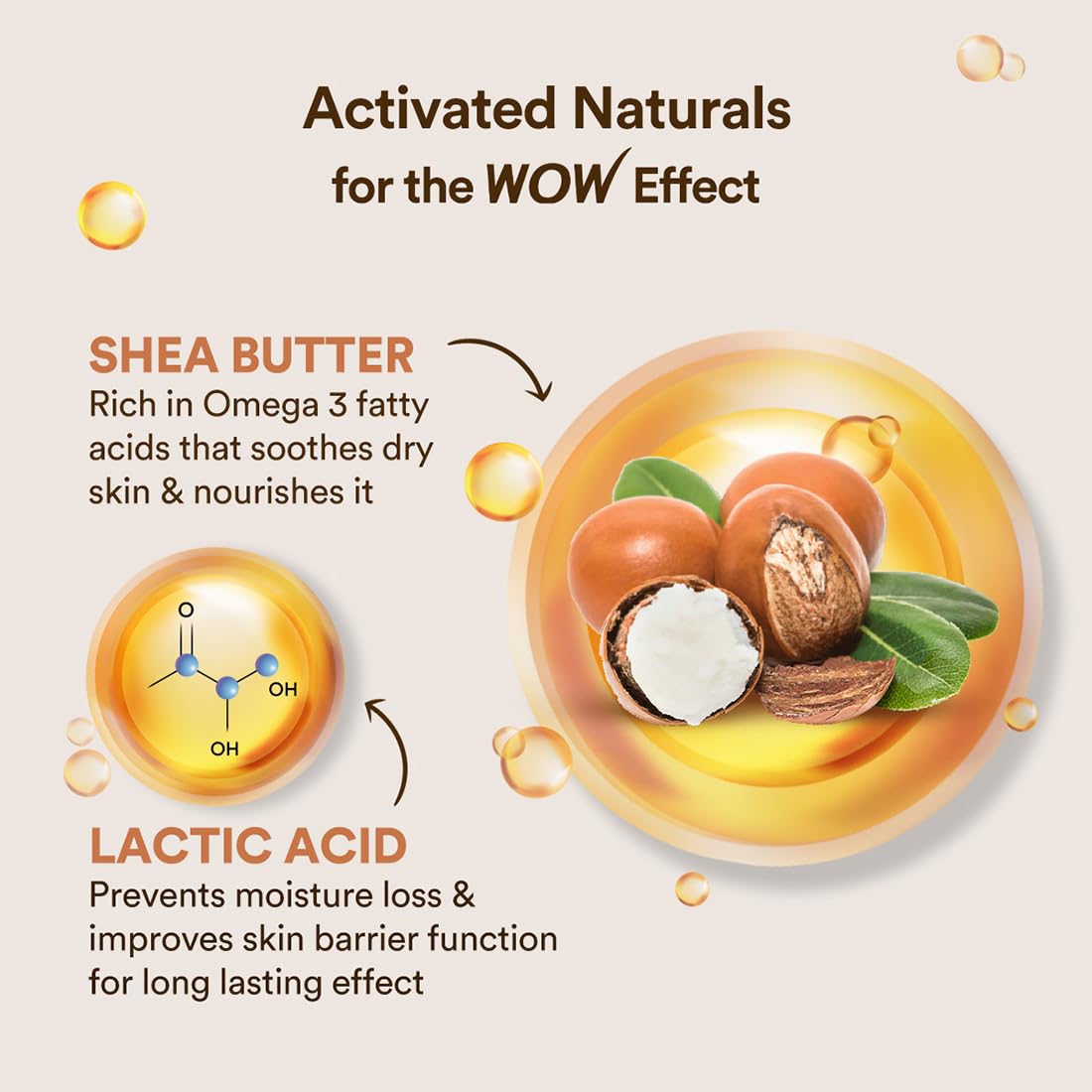 WOW Skin Science Shea Butter & Cocoa Butter Moisturizing Body Lotion