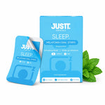 JUSTT ESSENTIALS Sleep Melatonin Oral Strips | Melts Into Restful Sleep | Dreamy Mint Flavour | 5mg | Bedtime Wellness | Vegan Sugar Free | 30 Strips