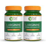 Pure Nutrition L-Arginine Capsules 1500mg - 60 Veg Capsules