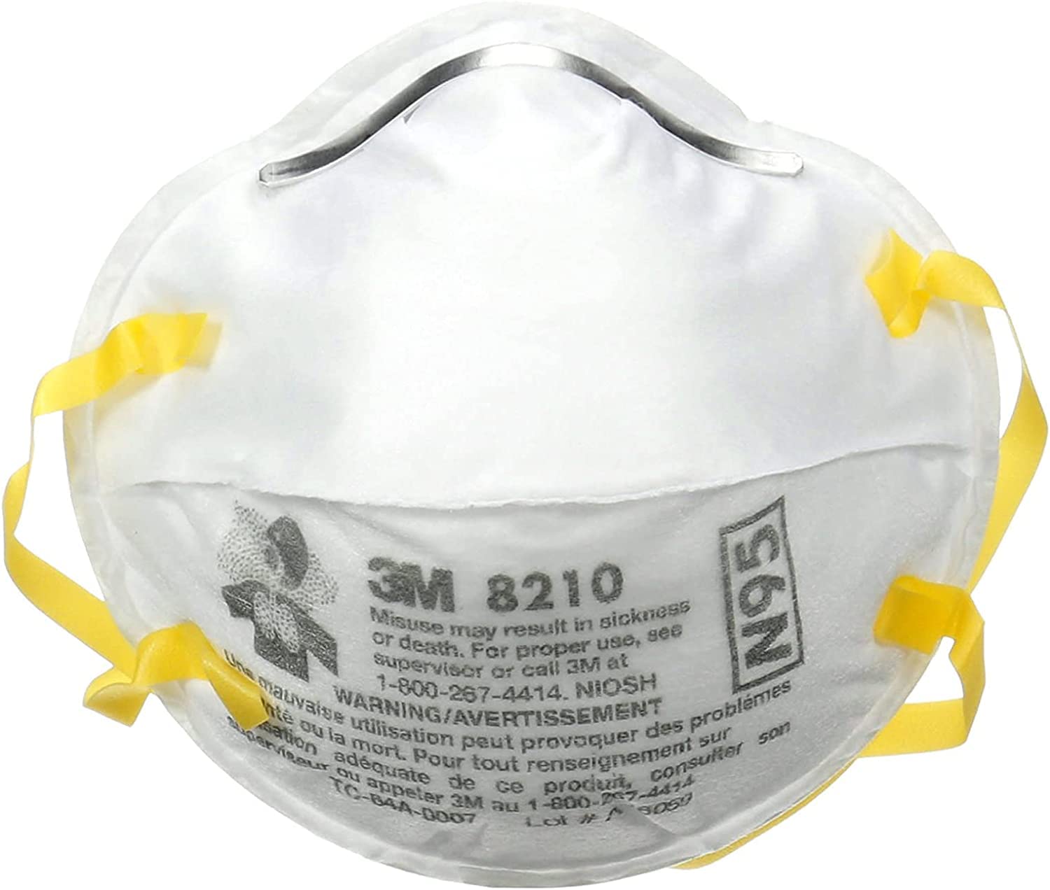 3M N95 8210 Particulate Respirator Mask - 20 Mask