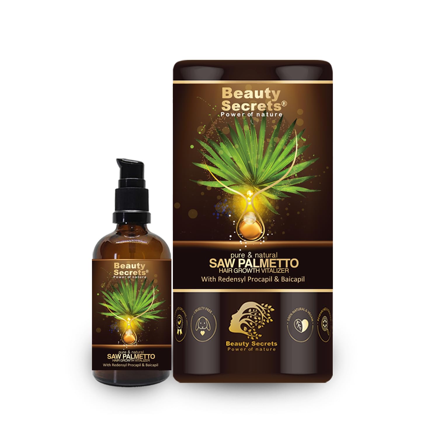 Beauty Secrets Saw Palmetto Serum - 30ml