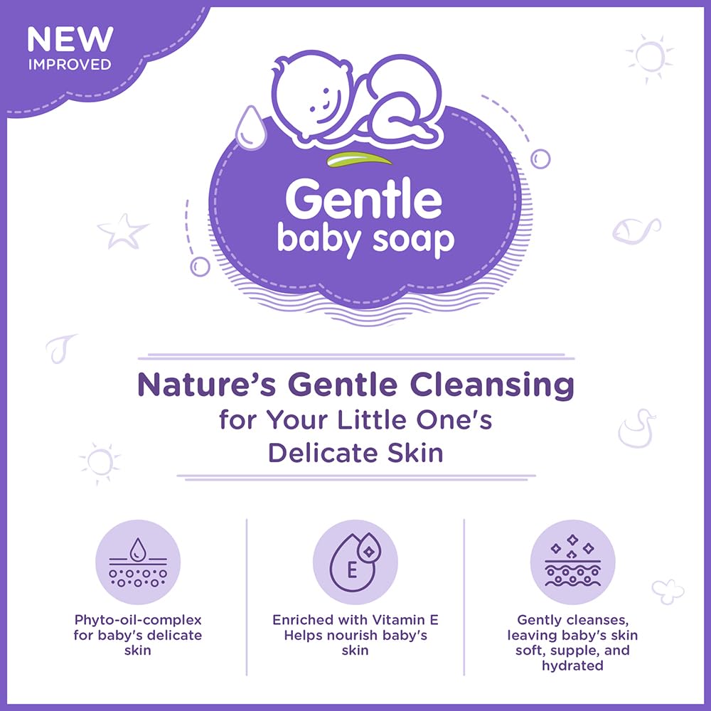 Himalaya Gentle Baby Soap 75gm Value Pack of 4