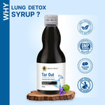 Royal Swag Ayurvedic Lung Detox Syrup - Sugar Free for Smokers & Pollution (200ml)