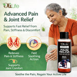 OliLife Pain Reliva Oil 100 ml | Ayurvedic Joint & Muscle Massage Oil for Pain Relief, Flexibility, Comfort, Relaxation & Mobility Herbal Support