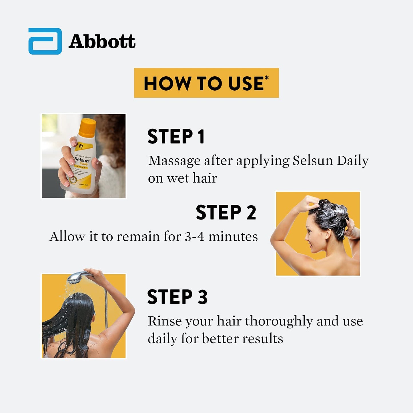 Selsun Daily Anti-Dandruff Shampoo with Added Conditioner for Dry Scalp & Hair Care | Sulphate & Paraben Free