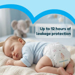 Baby Diaper Pants L Size | Deep Sleep Soft Gentle Fit | Ultra Absorbent & Skin Friendly | Wetness Indicator (Yellow to Blue) | Leak Protection Baby Pants | Pack of 1 | Ideal for 9–14 kg Babies