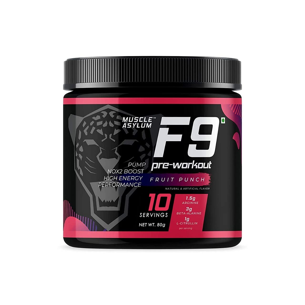 Muscle Asylum F9 Series Pre-Workout Powder