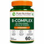 Pure Nutrition Vitamin B Complex 120 Tablets | B Vitamins Supplement for Energy & Wellness Support