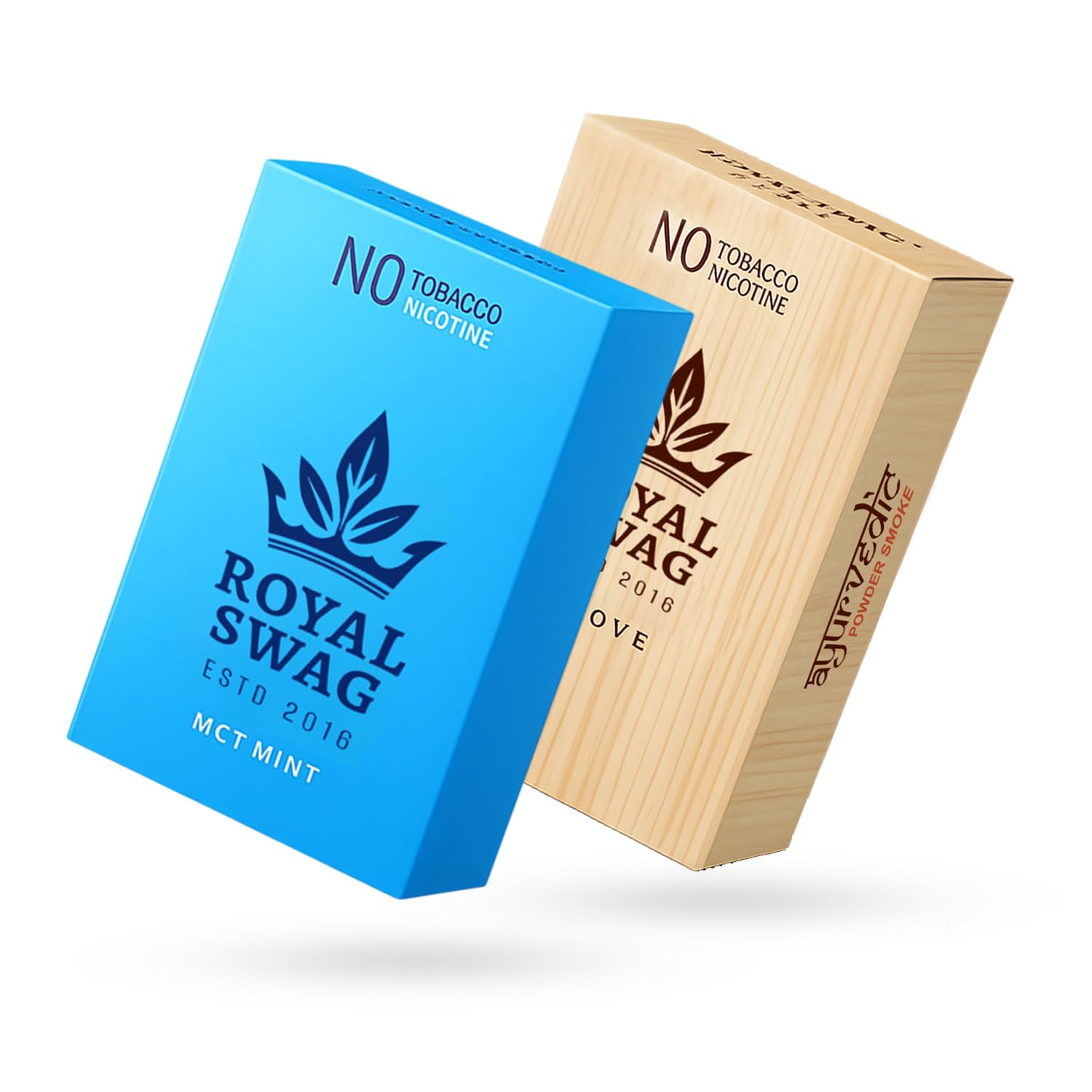 Royal Swag Herbal Cigarettes Clove & Mint Flavour - Tobacco Free (10 Sticks - 2 Pack)