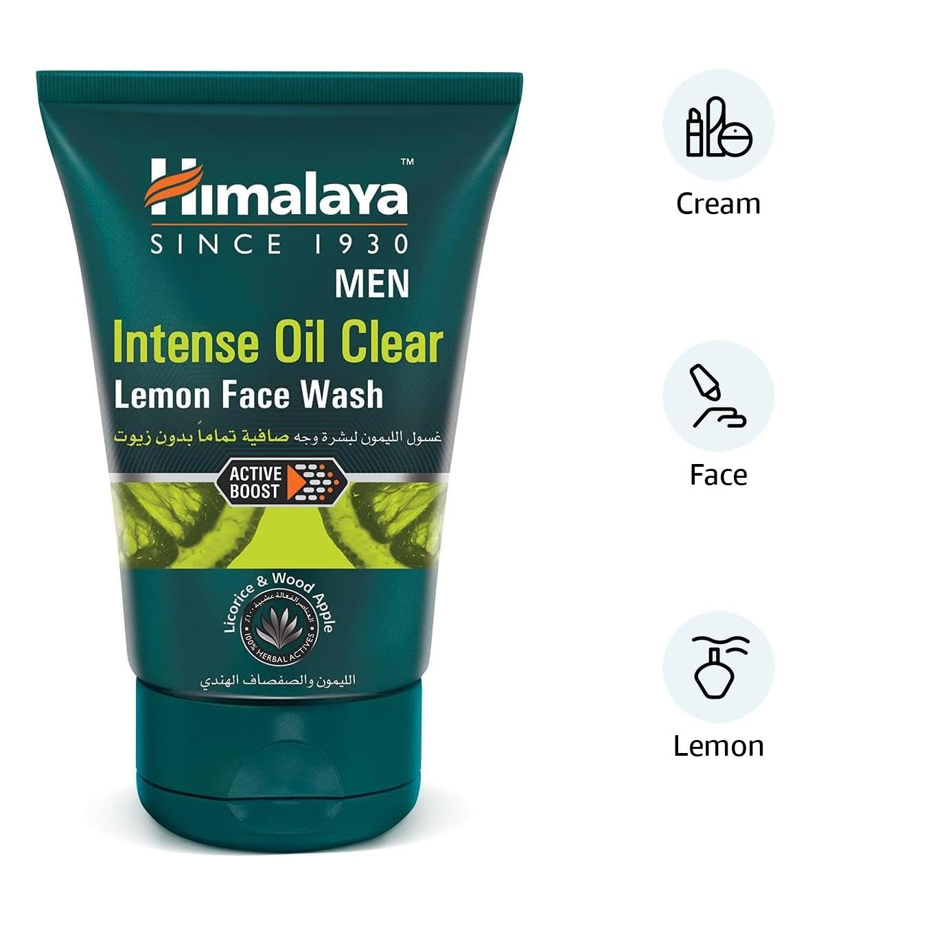 Himalaya Men Intense Oil Clear Lemon Face Wash