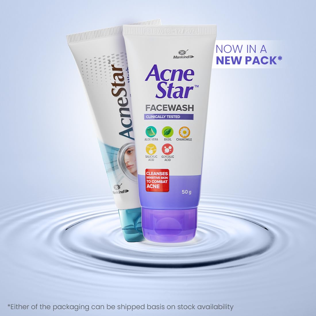 Acnestar Anti-Acne Face Wash | For Combination & Oily Skin - 50gm - Pack of 3