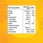 Pure Nutrition Natural Vitamin C, 20 Effervescent Tablets | Antioxidant & Immune Support