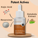 Dermistry No Pigmentataion & Uneven Tone Kojic Acid Skin Perfecting Face Serum - 30ml