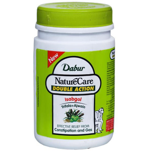 Dabur Nature Care Isabgol (Double Action) Powder | Relieves Constipation, Gas & Acidity