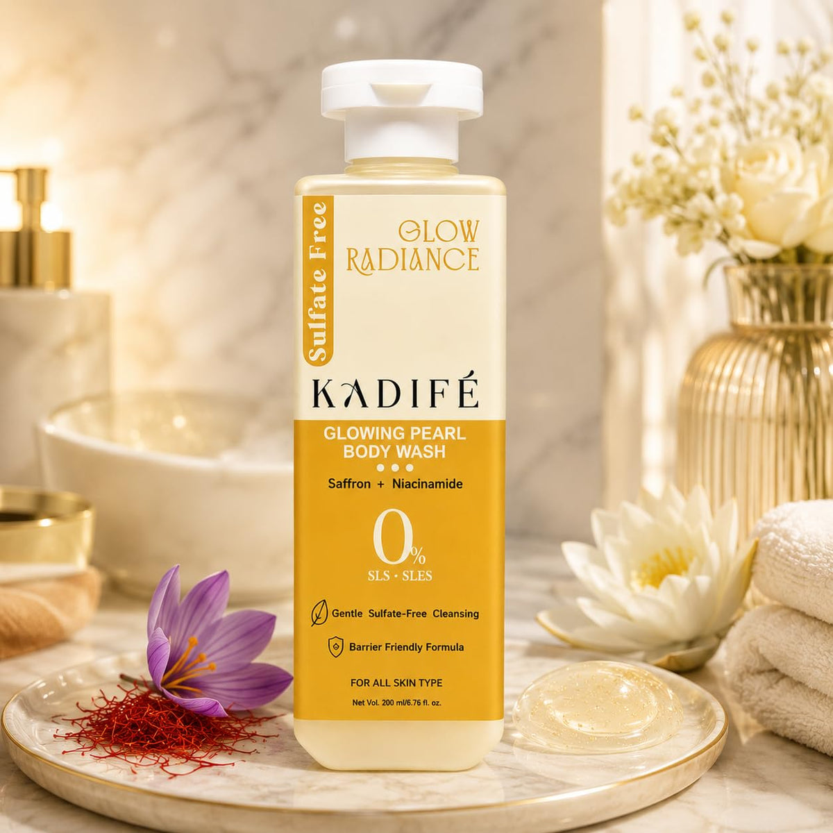 Kadife Glow Radiance Pearl Body Wash (200ml)