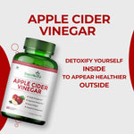 Simply Herbal Apple Cider Vinegar Capsules - 500mg Supplement for Weight Management | ACV Capsules, Probiotics Blend, Boost Metabolism, Belly Fat Loss- 60 Veg Capsules