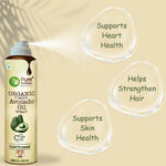 Pure Nutrition Combo Pack Of Virgin Coconut Oil & Avocado Oil Cooking Spray 200ml |100% Organic | Low Calorie Cooking - 10X LESS Oil | For Cooking, Dressing, Sauteing, Baking & Frying | Good for Skin