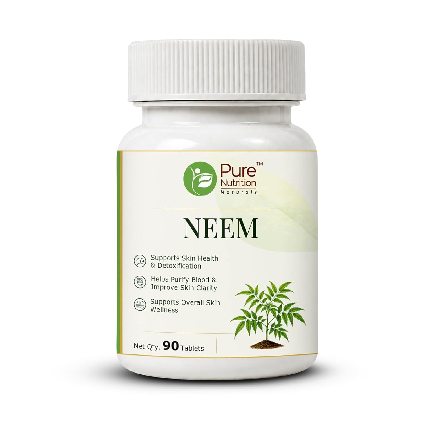 Pure Nutrition Neem Tablets (250mg | 90 Tablets)