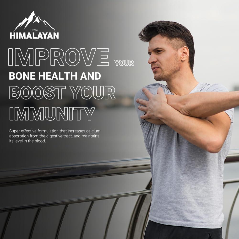 Divya Himalayan Vitamin D3 + K2 MK7 Tablet - 60 Tablets
