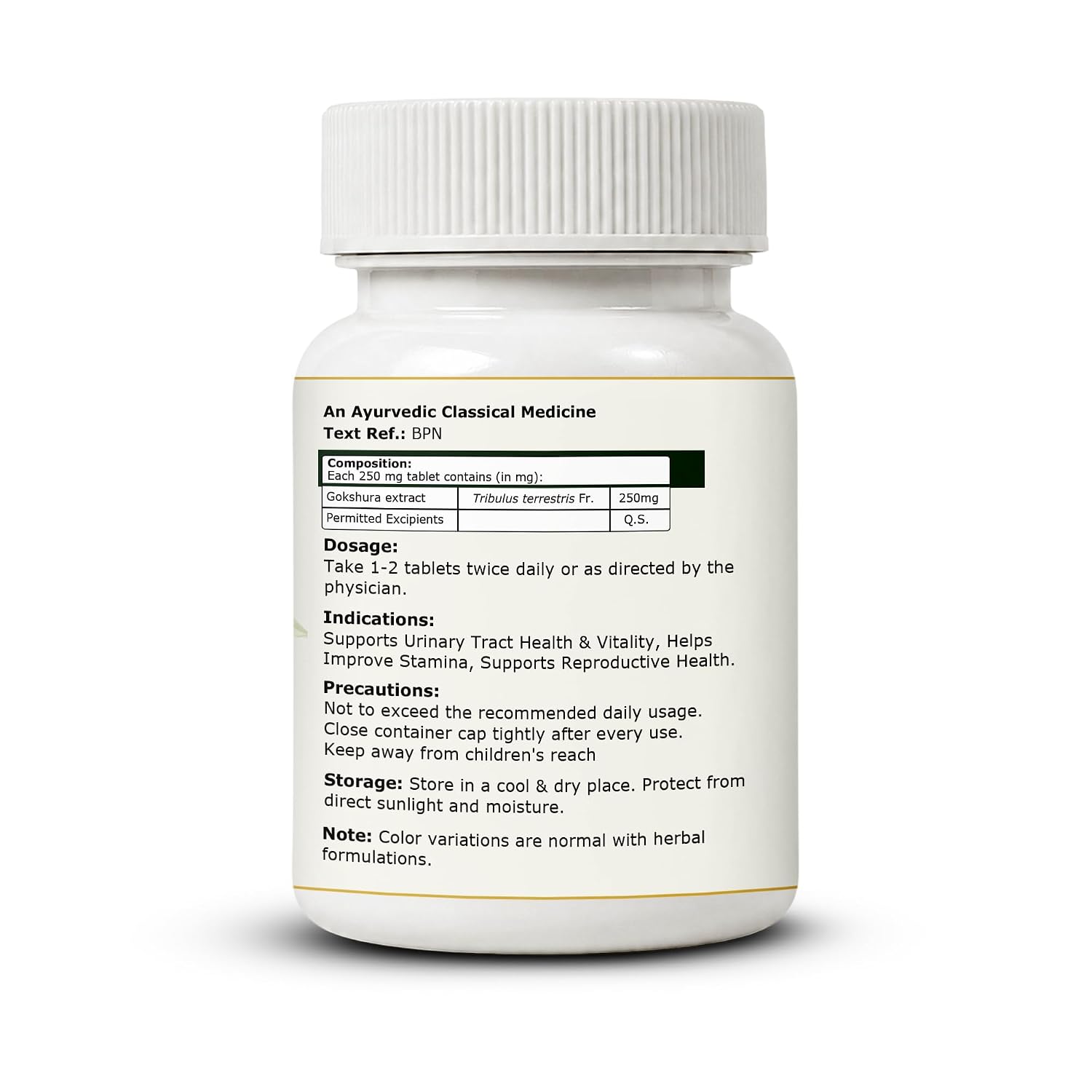 Pure Nutrition Gokshura Tablets (250mg | 90 Tablets)