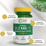 Pure Nutrition Vitamin K2 MK-7 Tablets - 60 Veg Tablets