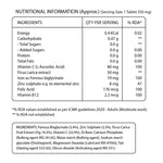 Pure Nutrition Iron with Folic Acid Veg Tablet with Vitamin C & Zinc | For Haemoglobin Production