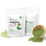 Kerala Naturals Green Gram Powder 100g - Natural Face Scrub & Body Cleanser