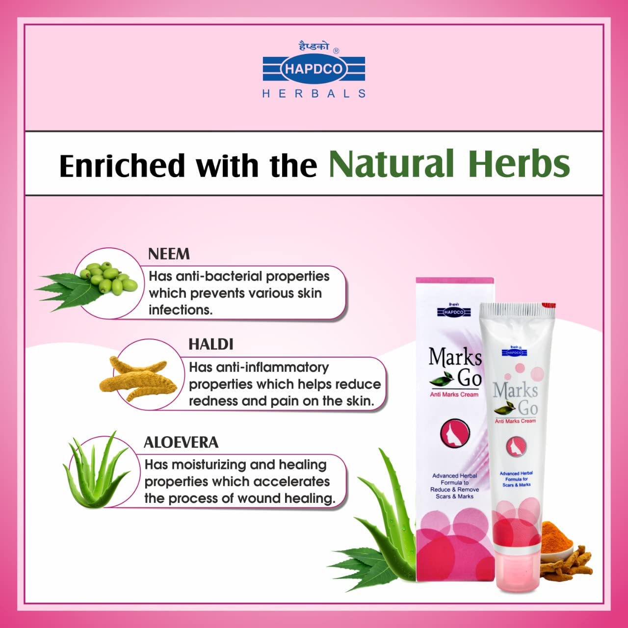 Hapdco Marks Go Cream - 25ml