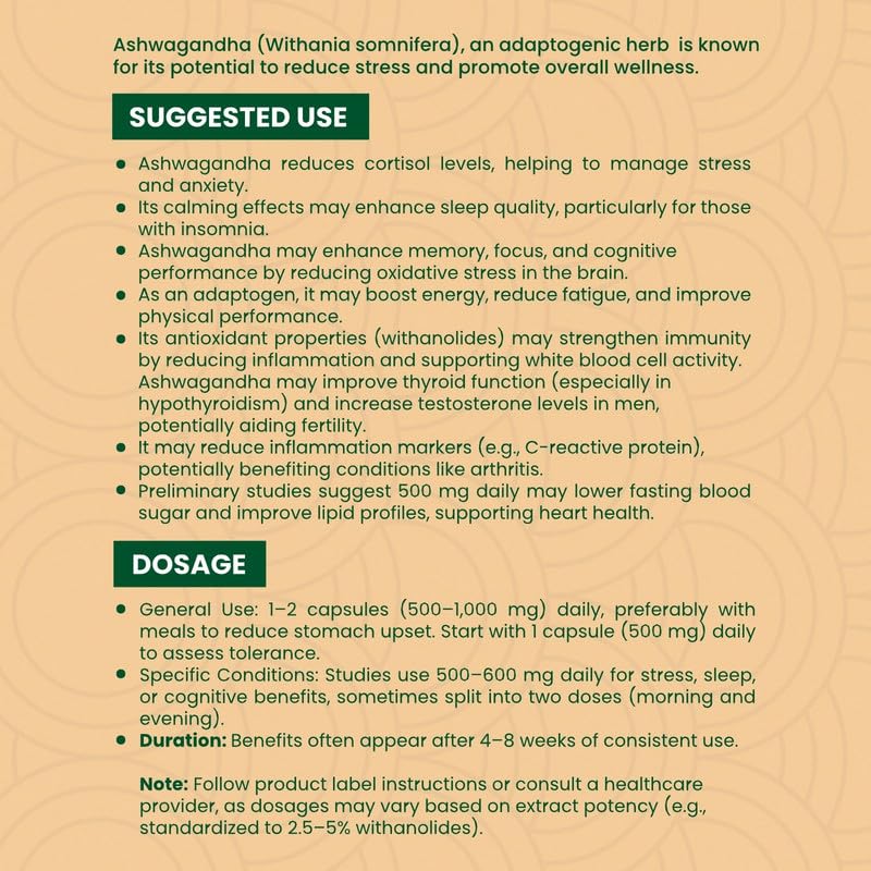Zaynura Ayurveda Zayn Ashwagandha extract Capsule