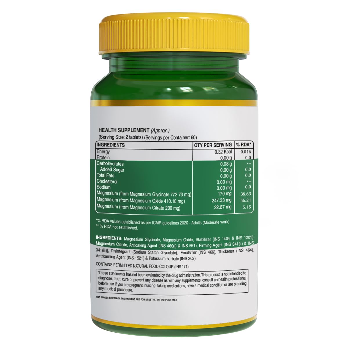 Pure Nutrition Chelated Magnesium Complex Tablets