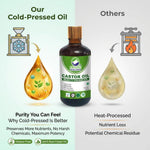 Organic Wellness Castor Oil Beauty Enhancer 100 Ml Bottle | For Healthy Skin and Strong Hair