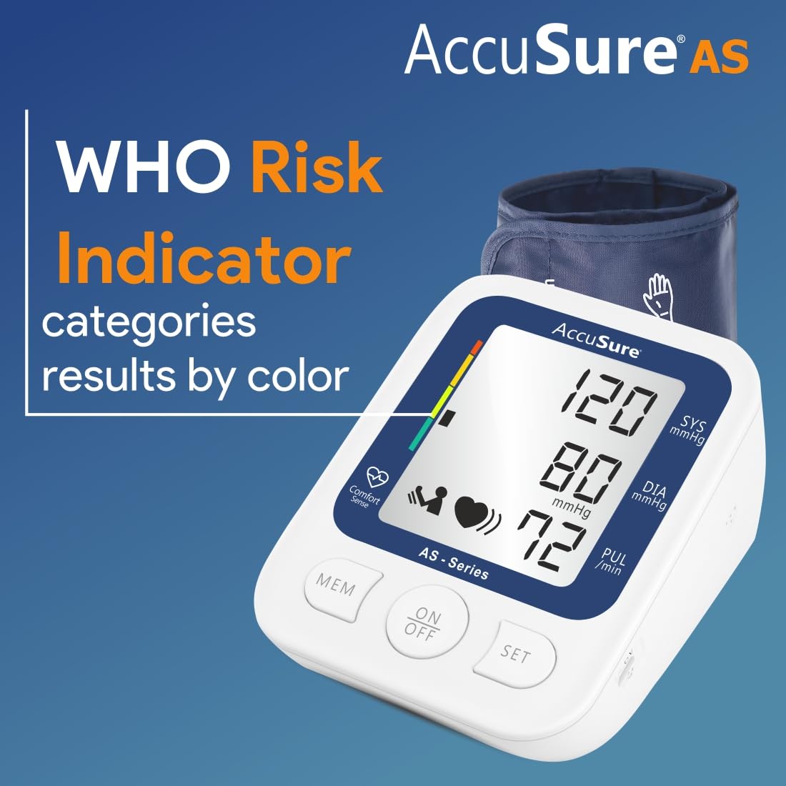 AccuSure AS Automatic Digital Blood Pressure Monitor