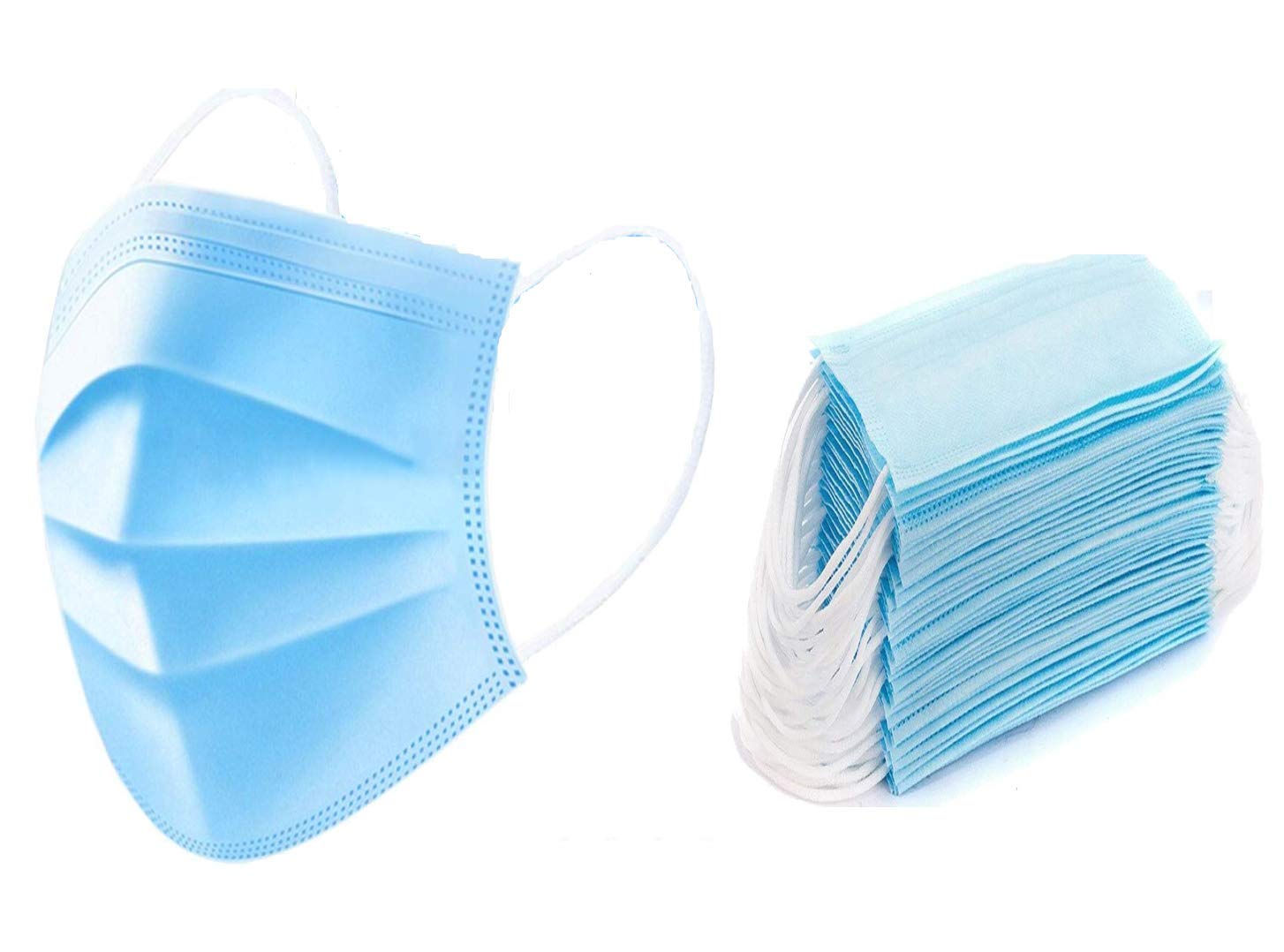 3 Ply Surgical Face Mask, Non Woven Disposable, Air Pollution Face Mask