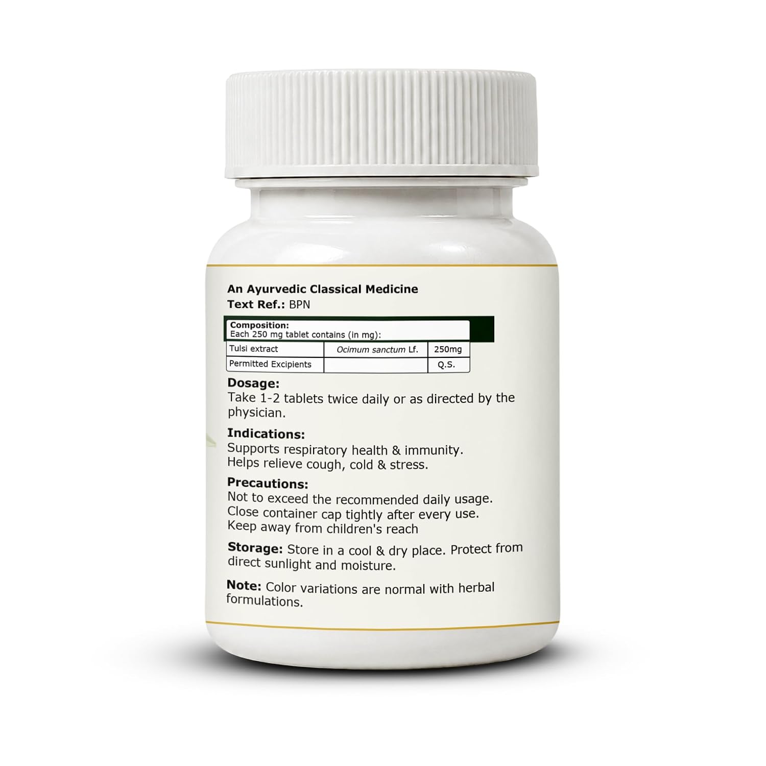 Pure Nutrition Tulsi Tablets (250mg | 90 Tablets)