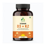 NAVR Vitamin D3 K2 (MK7) Supplement for Bone & Heart Health - 60 Tablets