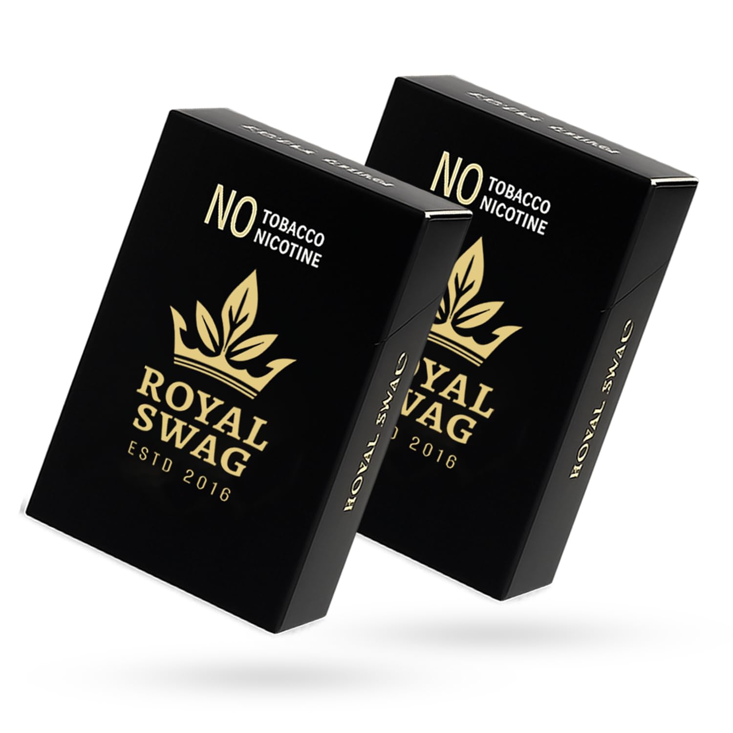 Royal Swag Herbal Cigarettes Regular Flavour - Tobacco Free (10 Sticks - 2 Pack)