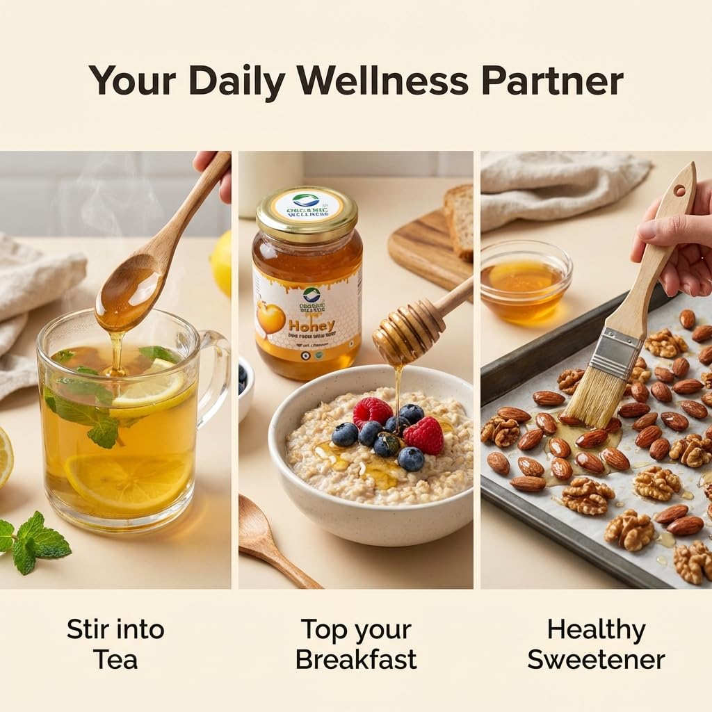 Organic Wellness Honey, 350 grams