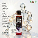 OliLife Pain Reliva Oil 100 ml | Ayurvedic Joint & Muscle Massage Oil for Pain Relief, Flexibility, Comfort, Relaxation & Mobility Herbal Support