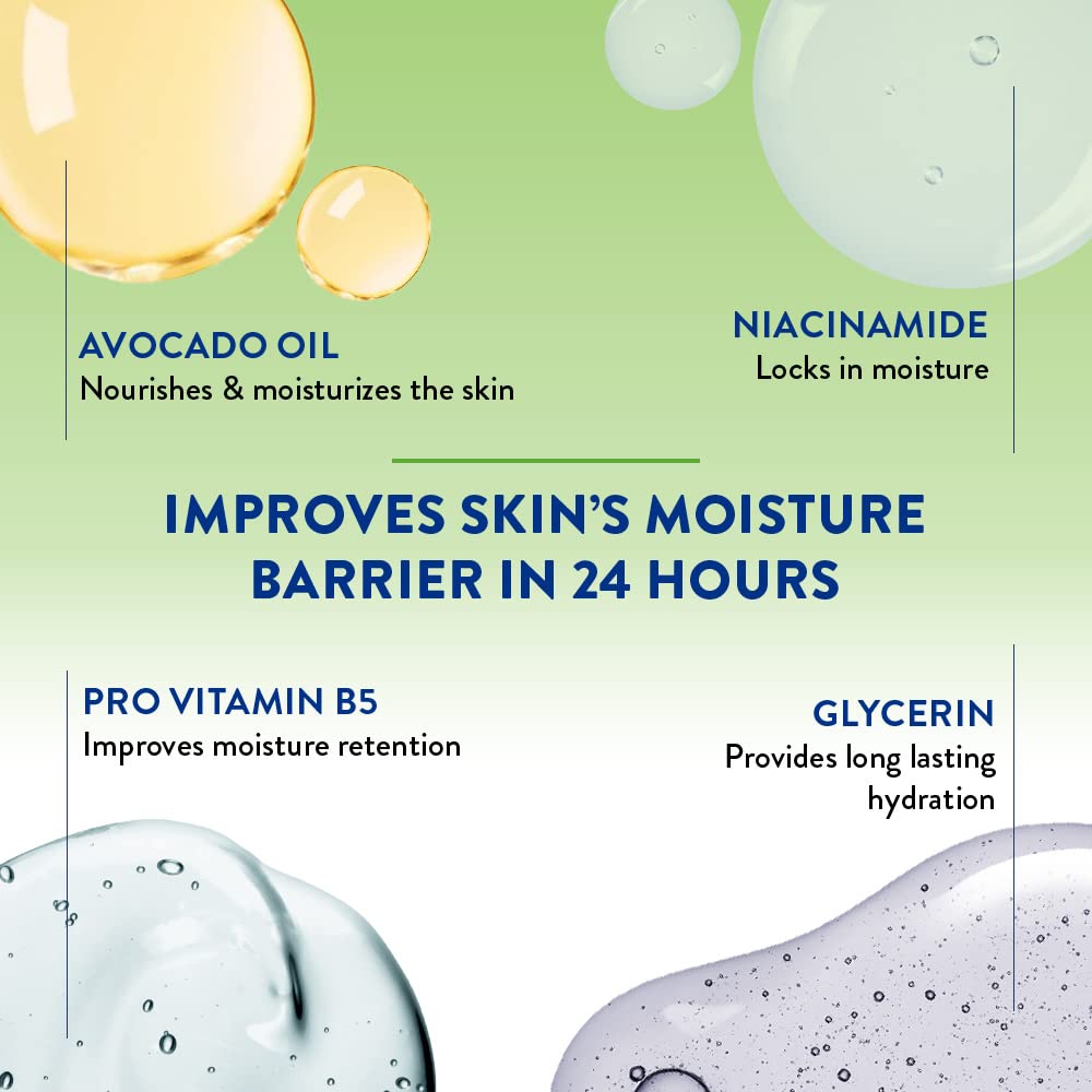 Cetaphil Moisturising Lotion with Avocado Oil, Vitamin E, B3 & B5 | For Normal to Combination, Sensitive Skin - 100ml