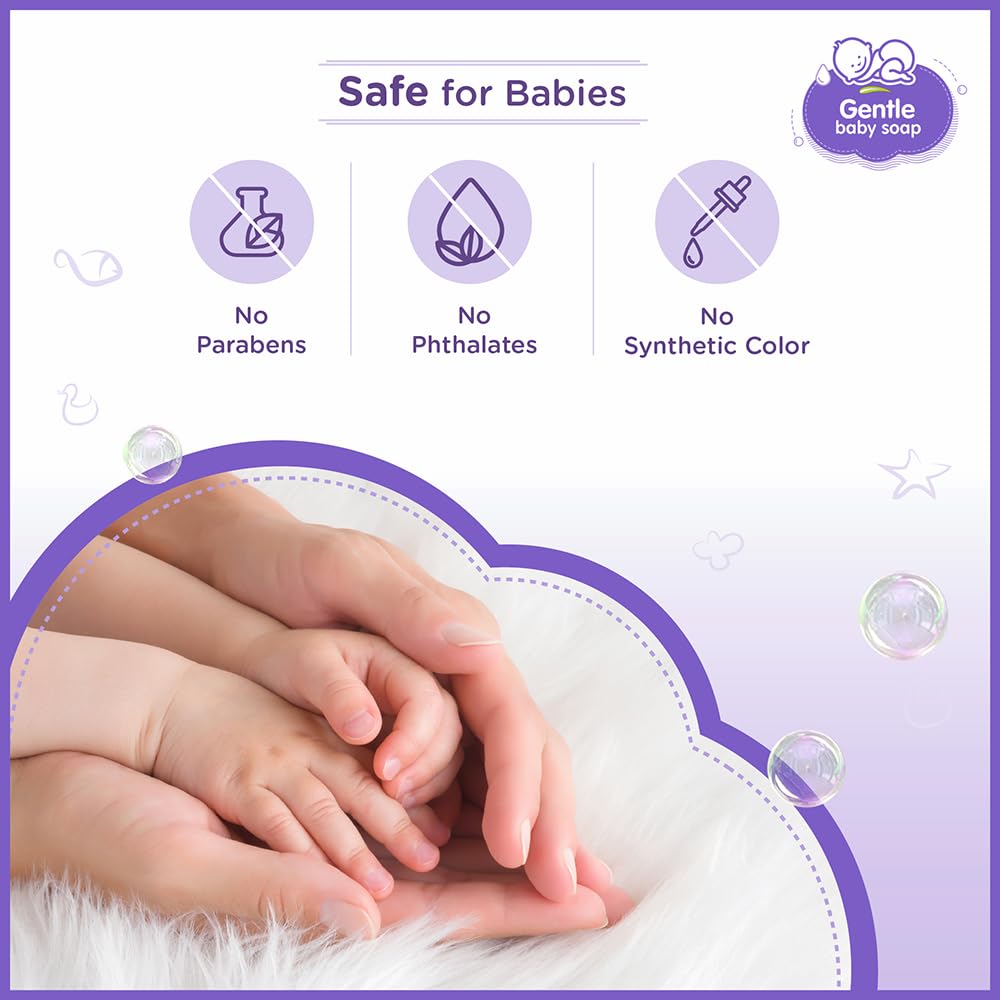 Himalaya Gentle Baby Soap 75gm Value Pack of 4