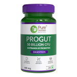 Pure Nutrition Progut Probiotics 50 Billion CFU Capsule for Digestion & Gut Health | Capsule